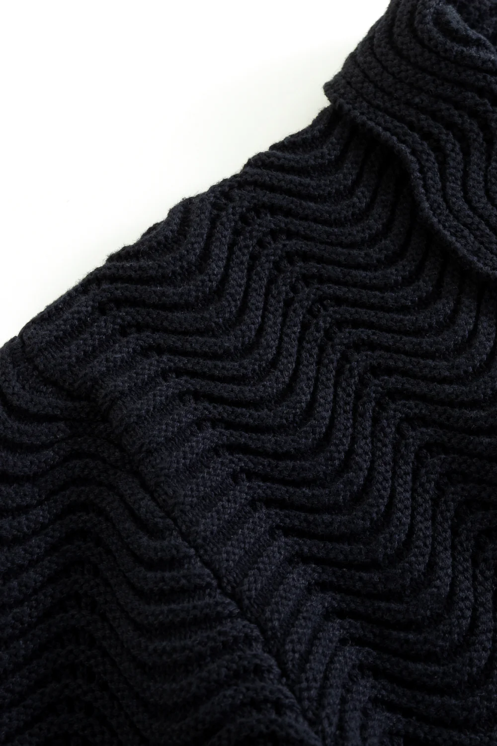 Black Shale Stitch Button Up - Image 4