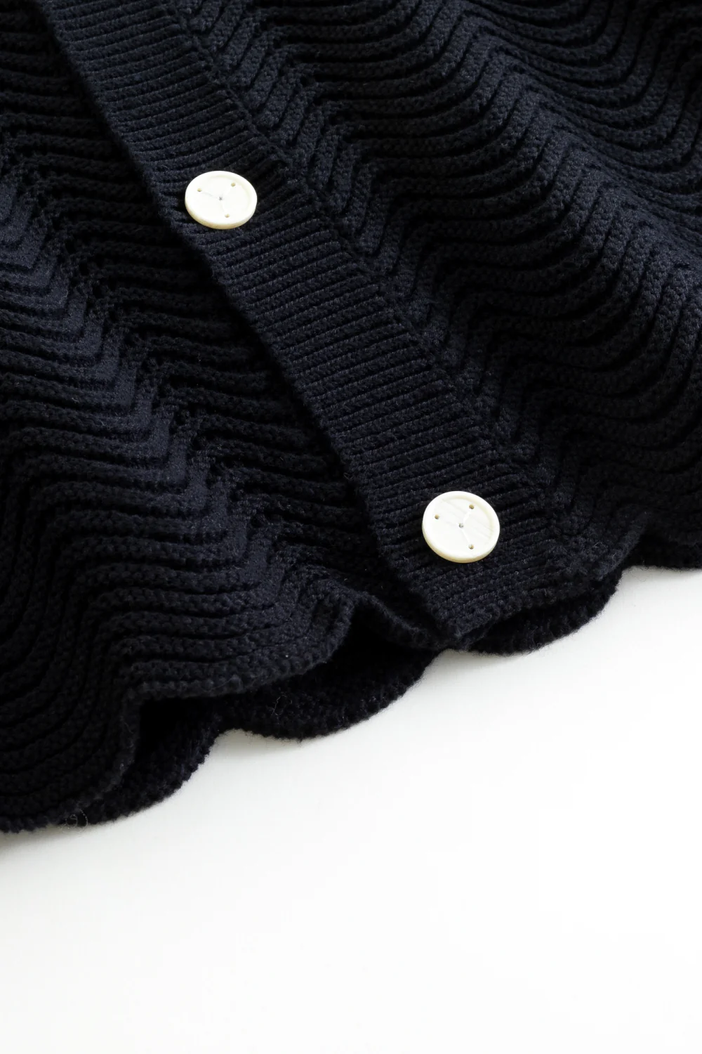 Black Shale Stitch Button Up - Image 6